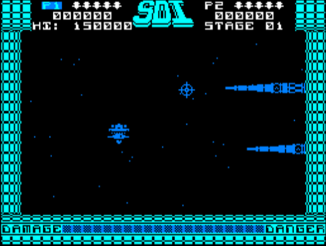 SDI - Strategic Defense Initiative - Amstrad CPC game screenshot (1988) by Activision